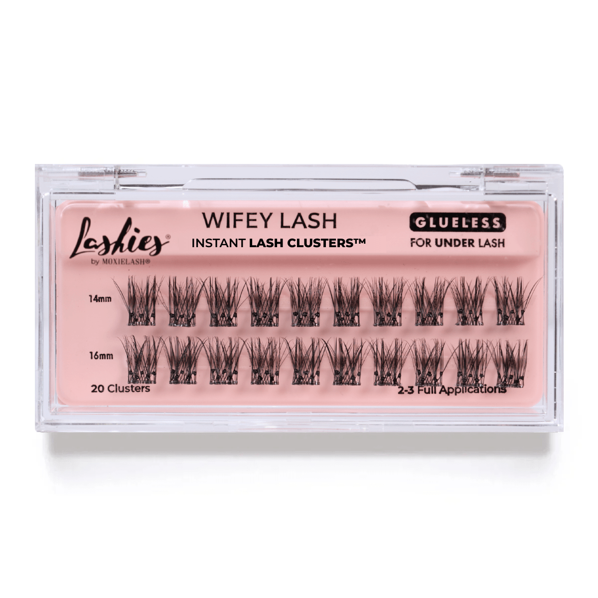 MoxieLash Wifey Lash Clusters in 14-16mm length